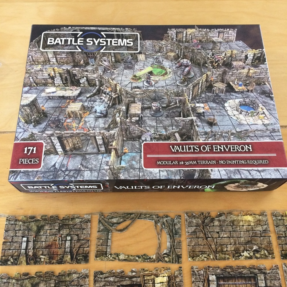 Fantasy Terrain Vaults Enveron Ruins D&D for Warhammer DND Town Scenery READ